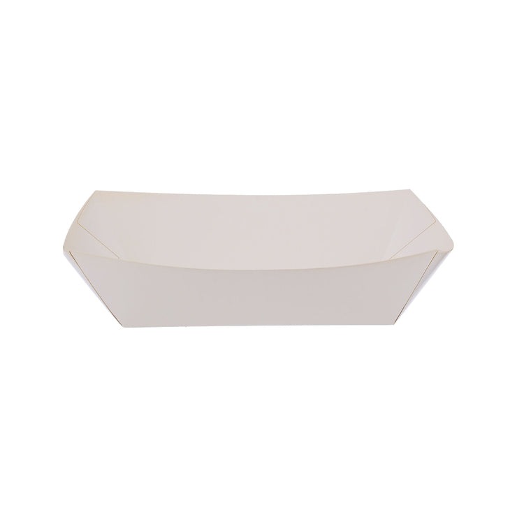 White Paper Boat Tray 3lb (500 CT)