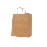 Twisted Handle Kraft Brown Paper Bag with Rope Handles 10" x 5" x 13" - 400 CT